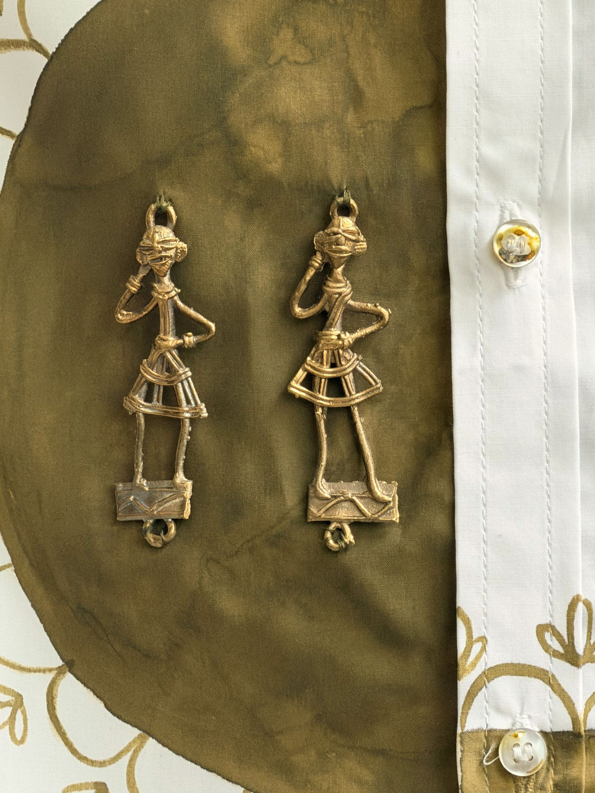 Dhokra Painted Half Shirt