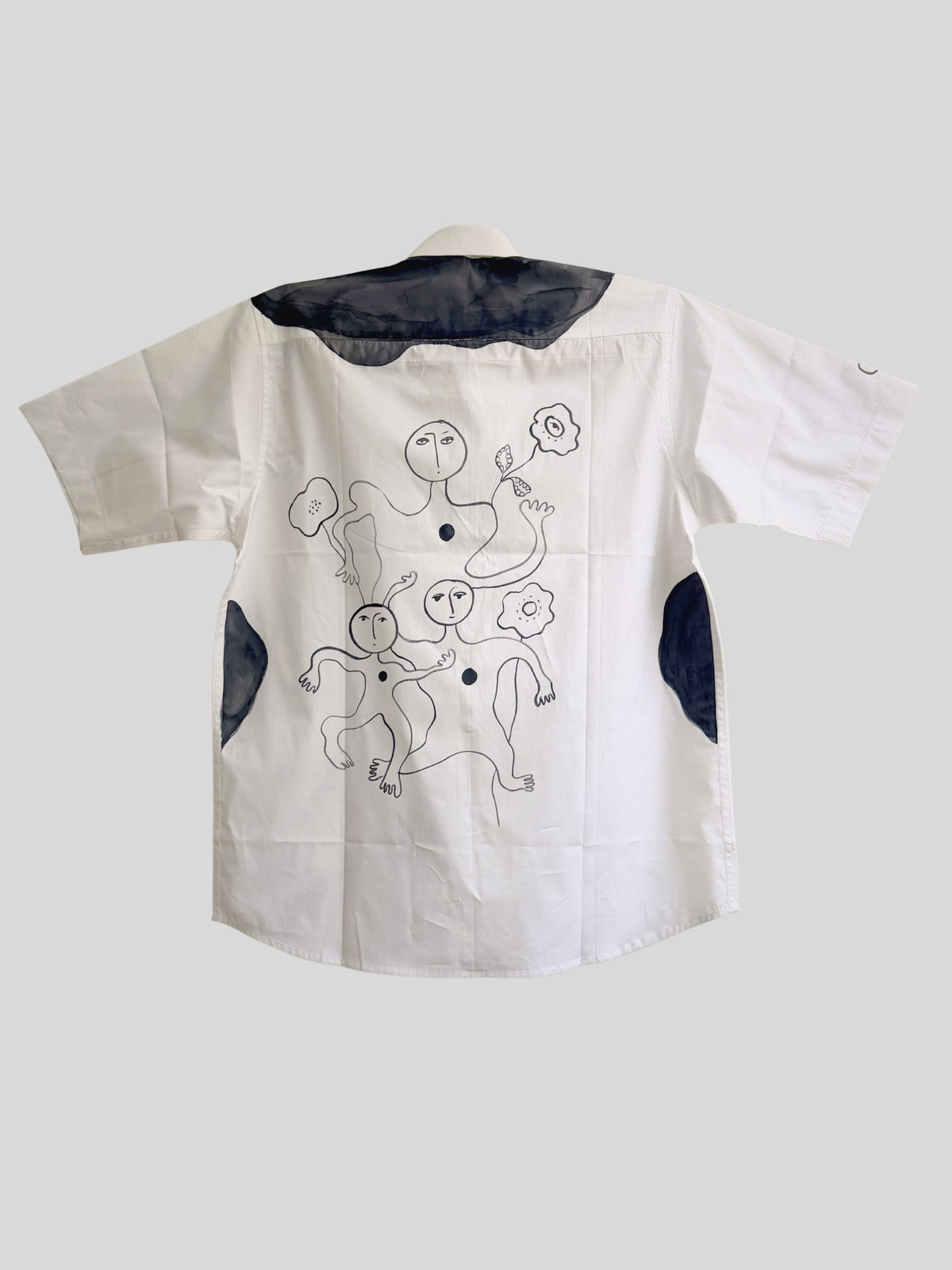 Dark Sun Painted Half Shirt