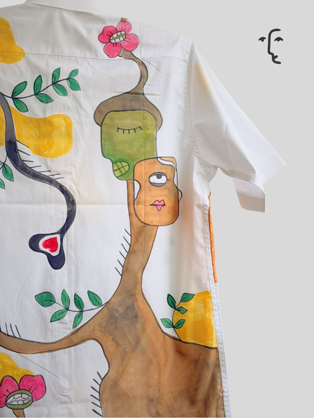 Self Love Painted Half Shirt