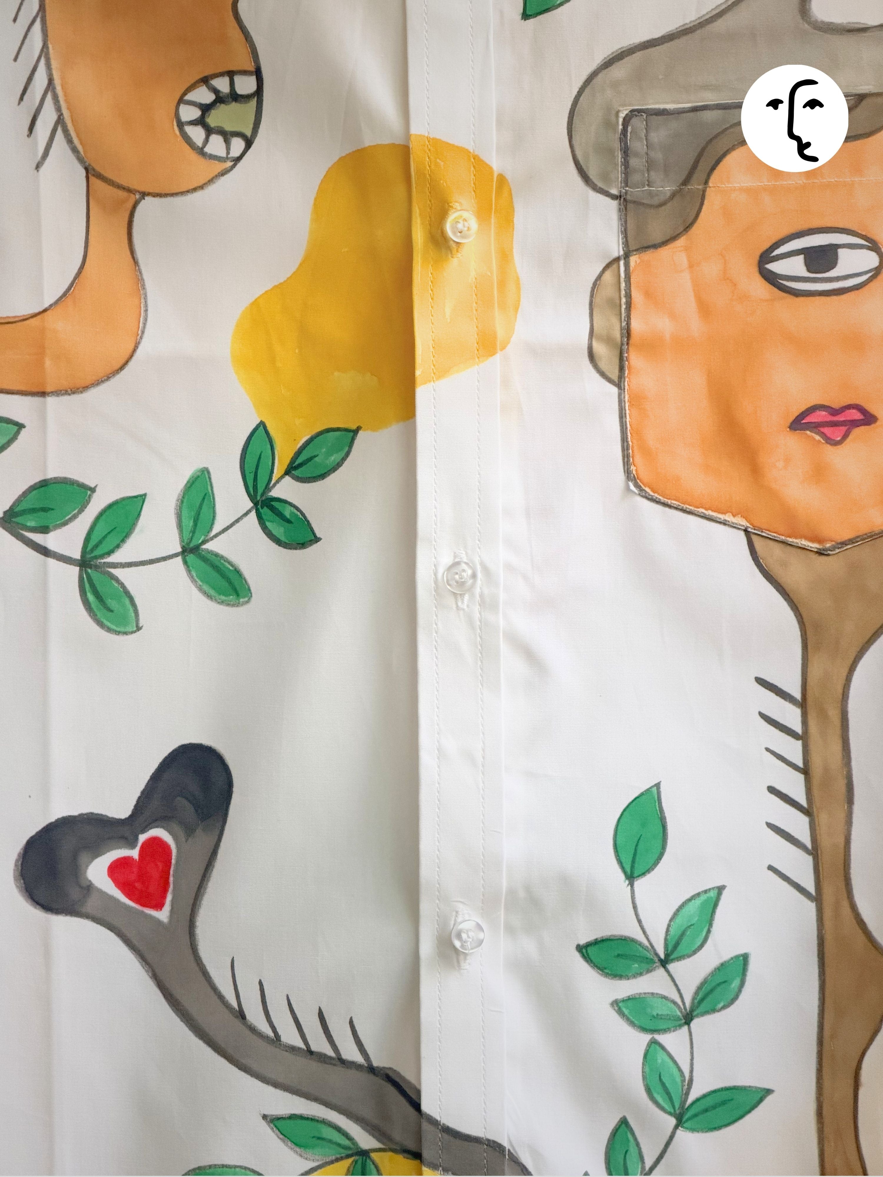 Self Love Painted Half Shirt