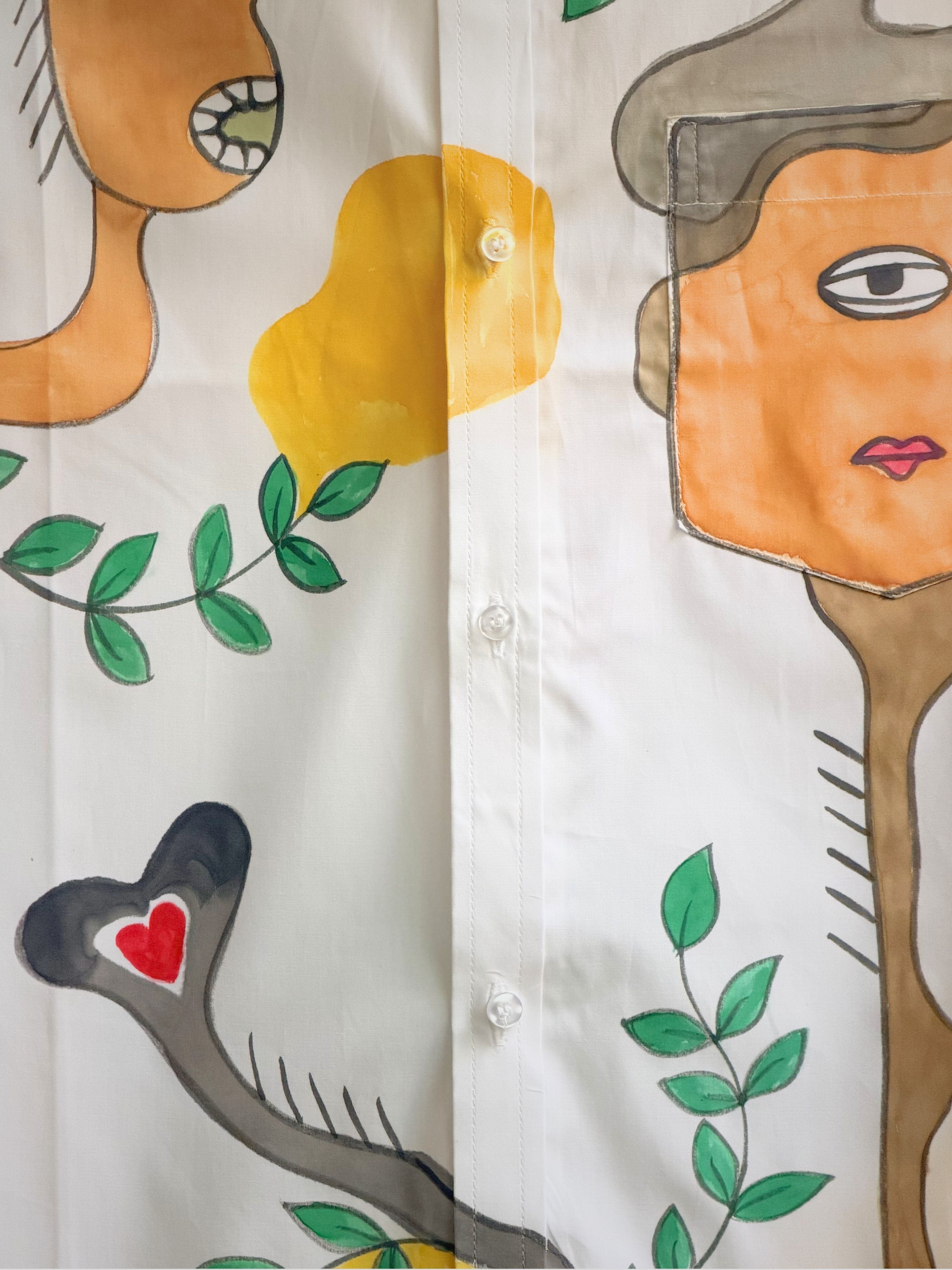 Self Love Painted Half Shirt