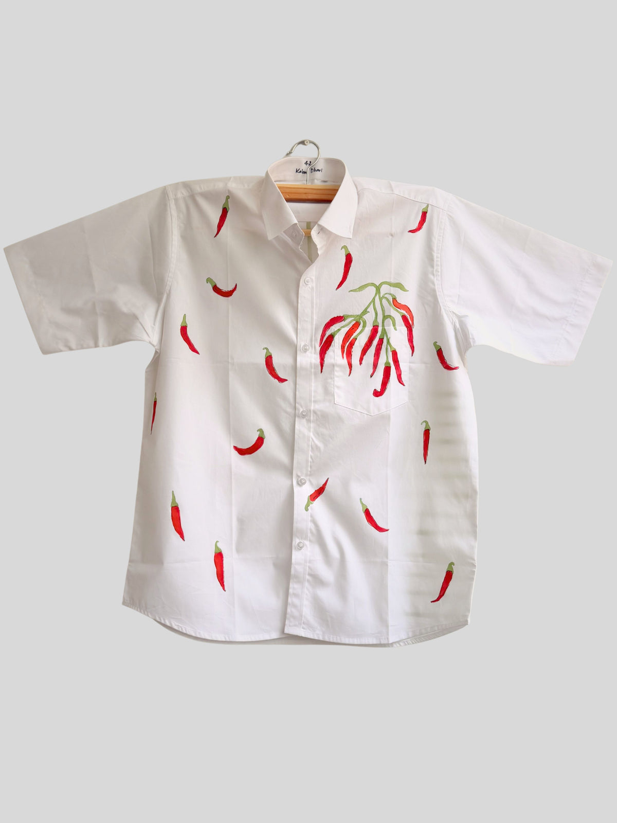 Mirchi Painted Half Shirt
