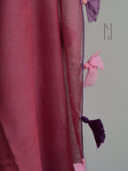 Hearts Painted Mul Cotton Saree
