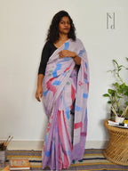 Jamini Painted Mul Cotton Saree