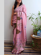 Lilly Painted Mul Cotton Saree