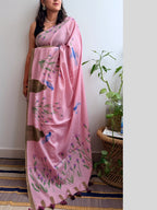 Lilly Painted Mul Cotton Saree