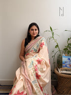 Fida Painted Mul Cotton Saree