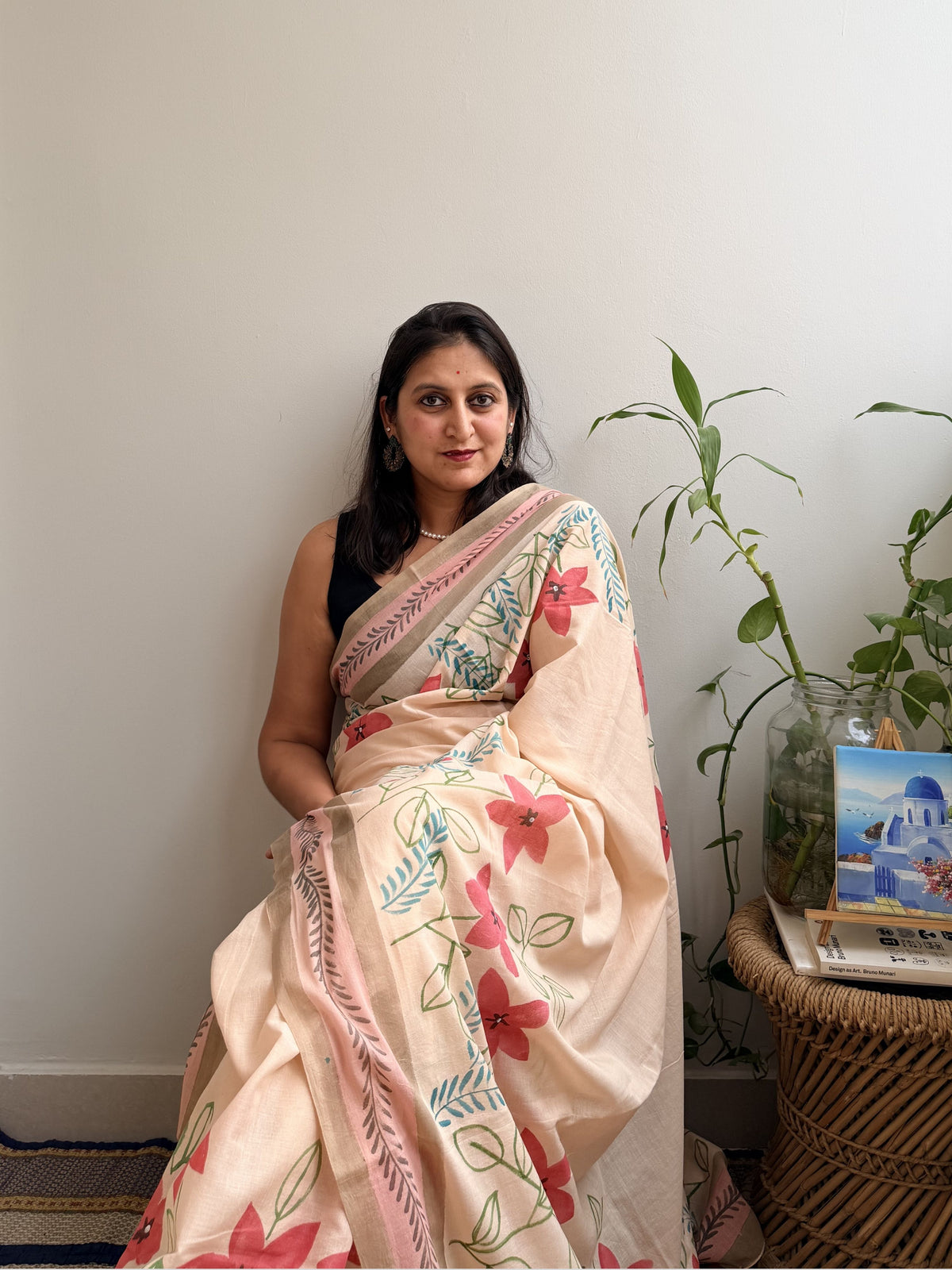 Fida Painted Mul Cotton Saree