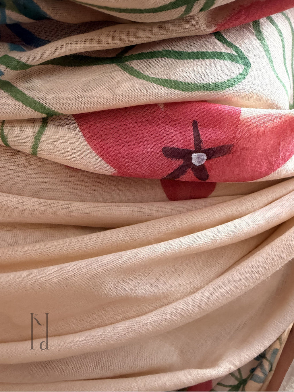 Fida Painted Mul Cotton Saree