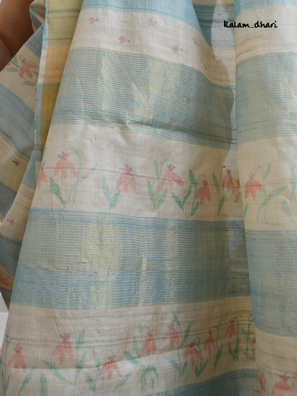 Dhaari Painted Kosa Silk Saree