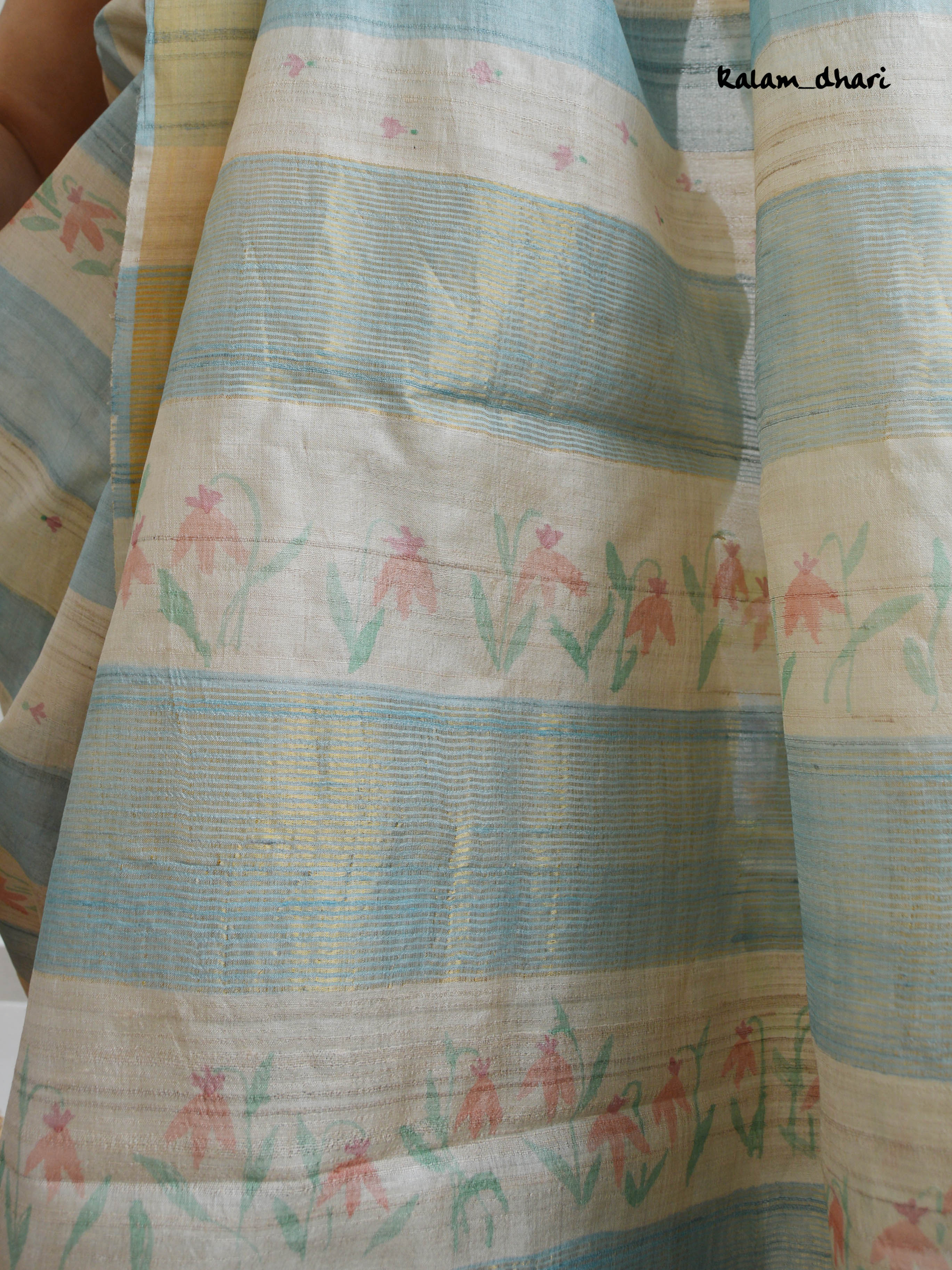 Dhaari Painted Kosa Silk Saree