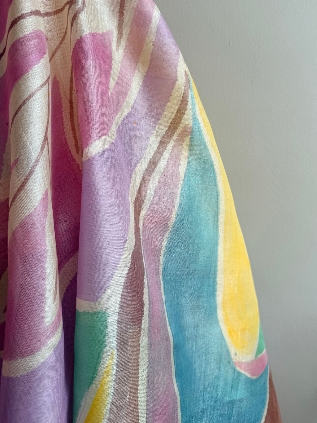 Rangrez Painted Silk Dupatta