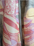 Lotus Painted Silk Dupatta