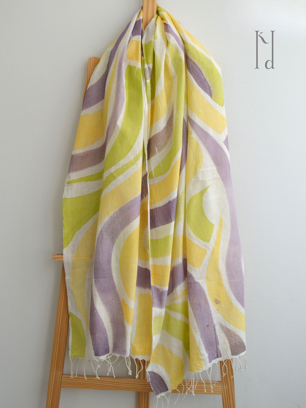 Vaayu Muslin Cotton Painted Stole