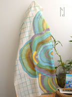 Agate Muslin Cotton Painted Stole