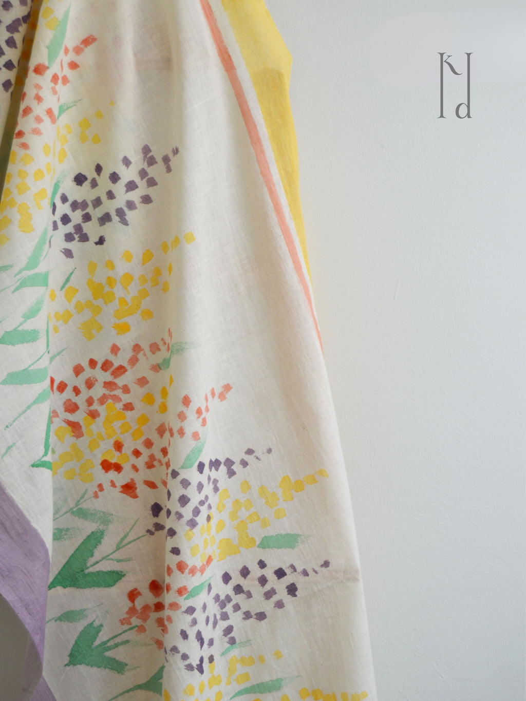Delphi Muslin Cotton Painted Stole