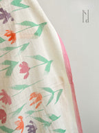 Phool Muslin Cotton Painted Stole
