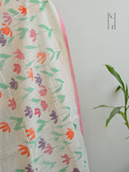 Phool Muslin Cotton Painted Stole