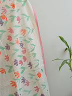 Phool Painted Cotton Stole