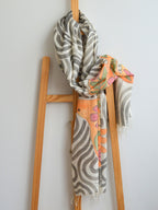 Udaan Painted Cotton Stole