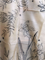 Gardenia Painted Silk Dupatta