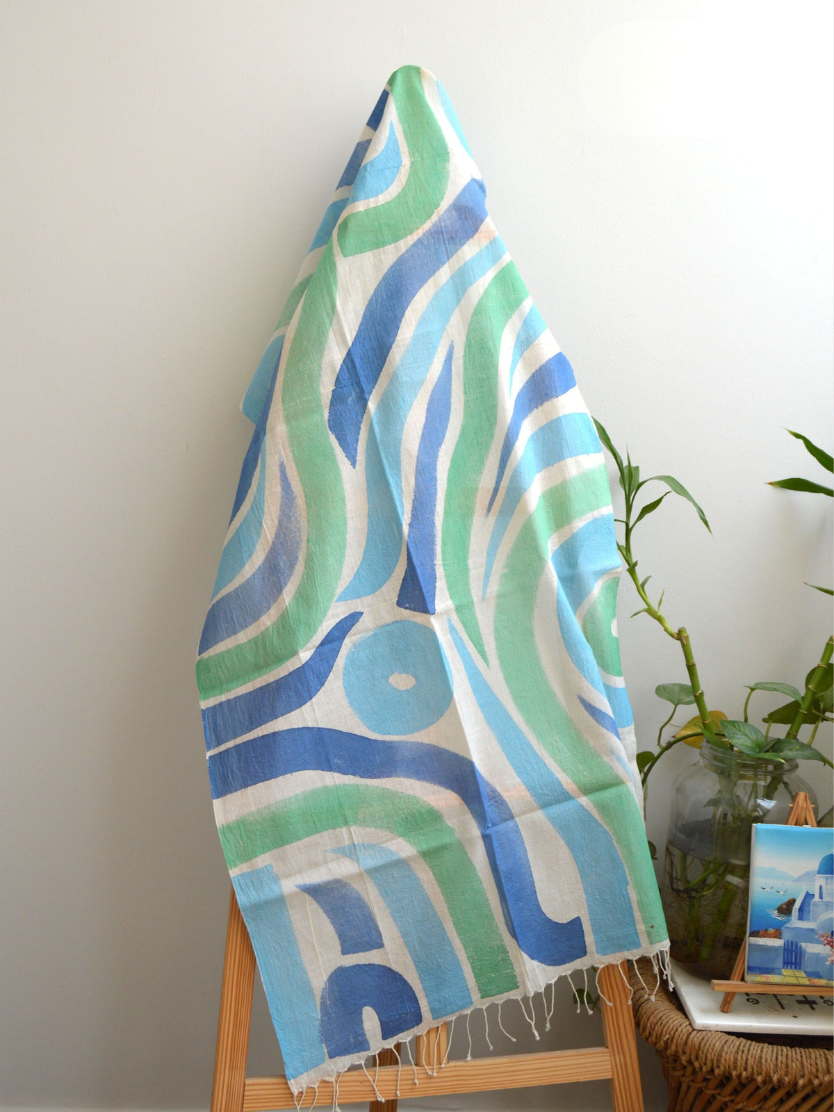 Vaayu Painted Cotton Stole