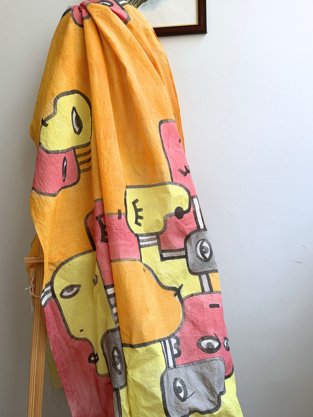 Self Love Painted Cotton Dupatta