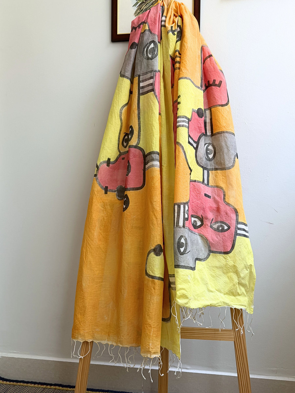 Self Love Painted Cotton Dupatta