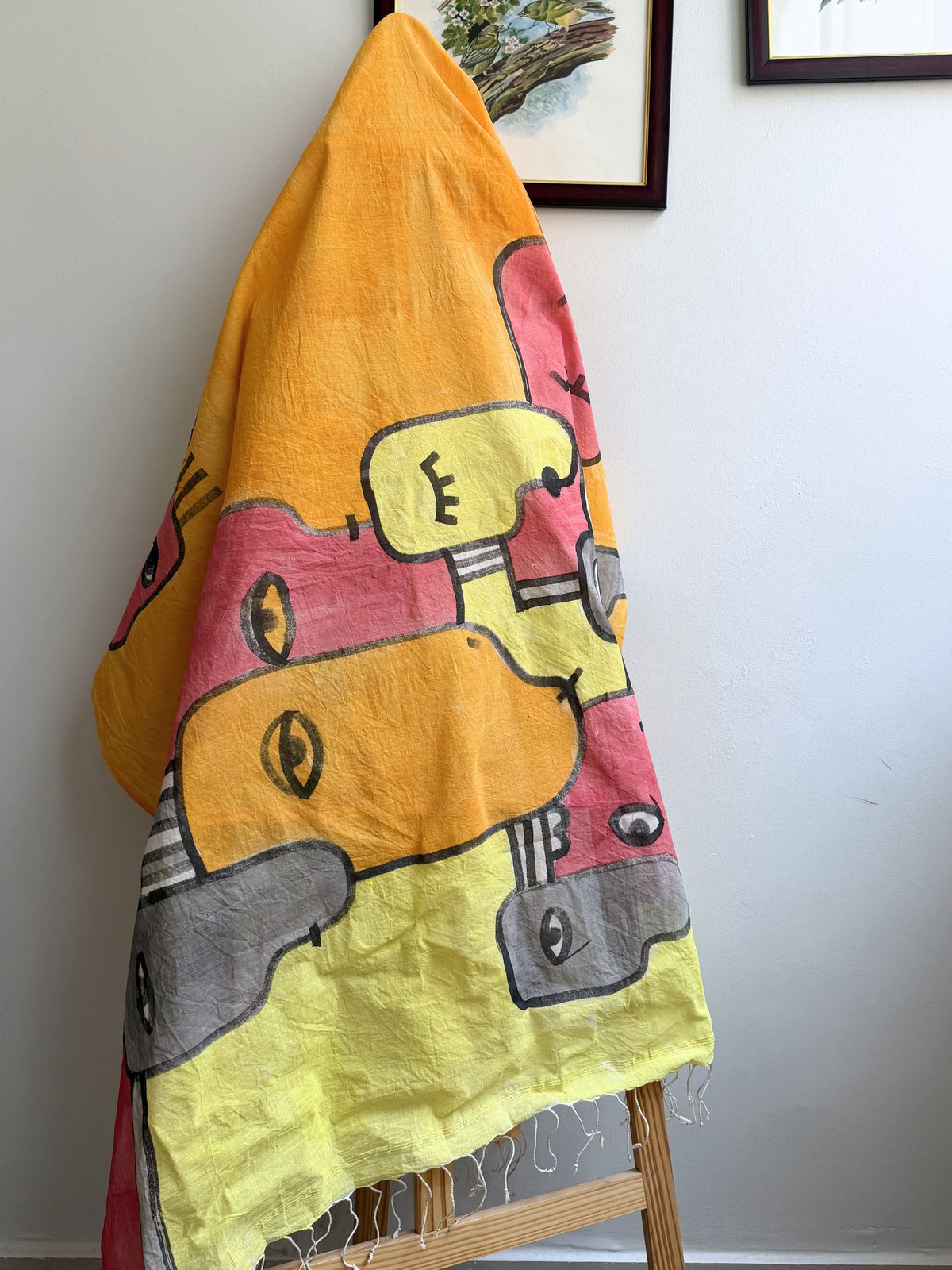 Self Love Painted Cotton Dupatta