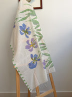 Iris Painted Cotton Stole