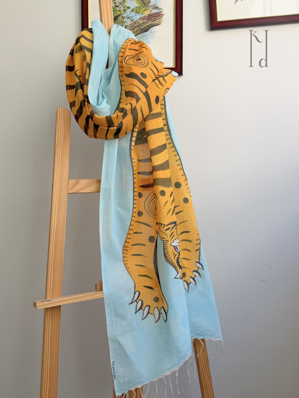 Sheru Painted Muslin Stole