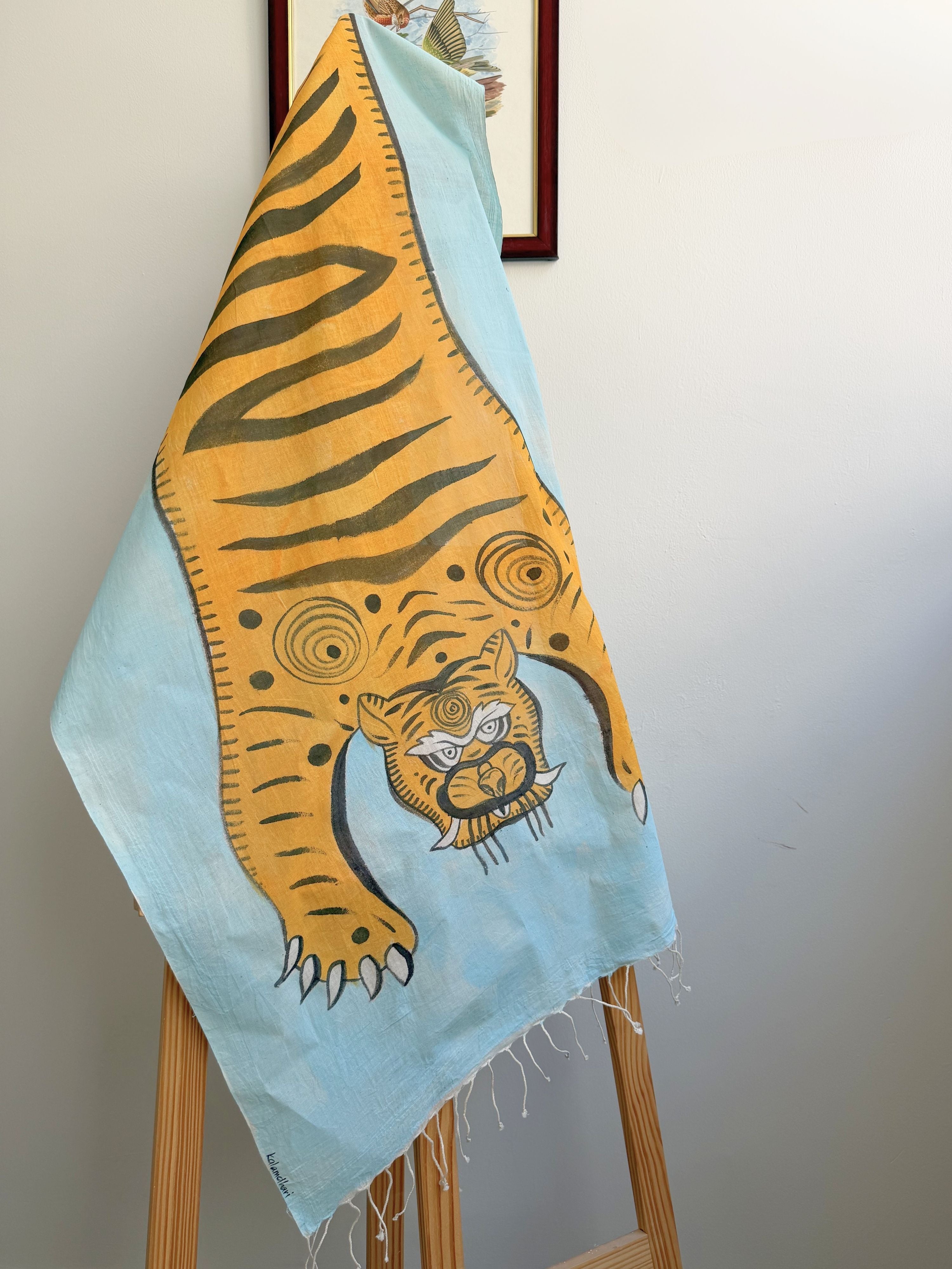 Sheru Painted Cotton Stole