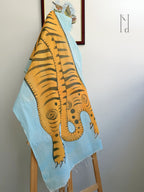 Sheru Painted Muslin Stole