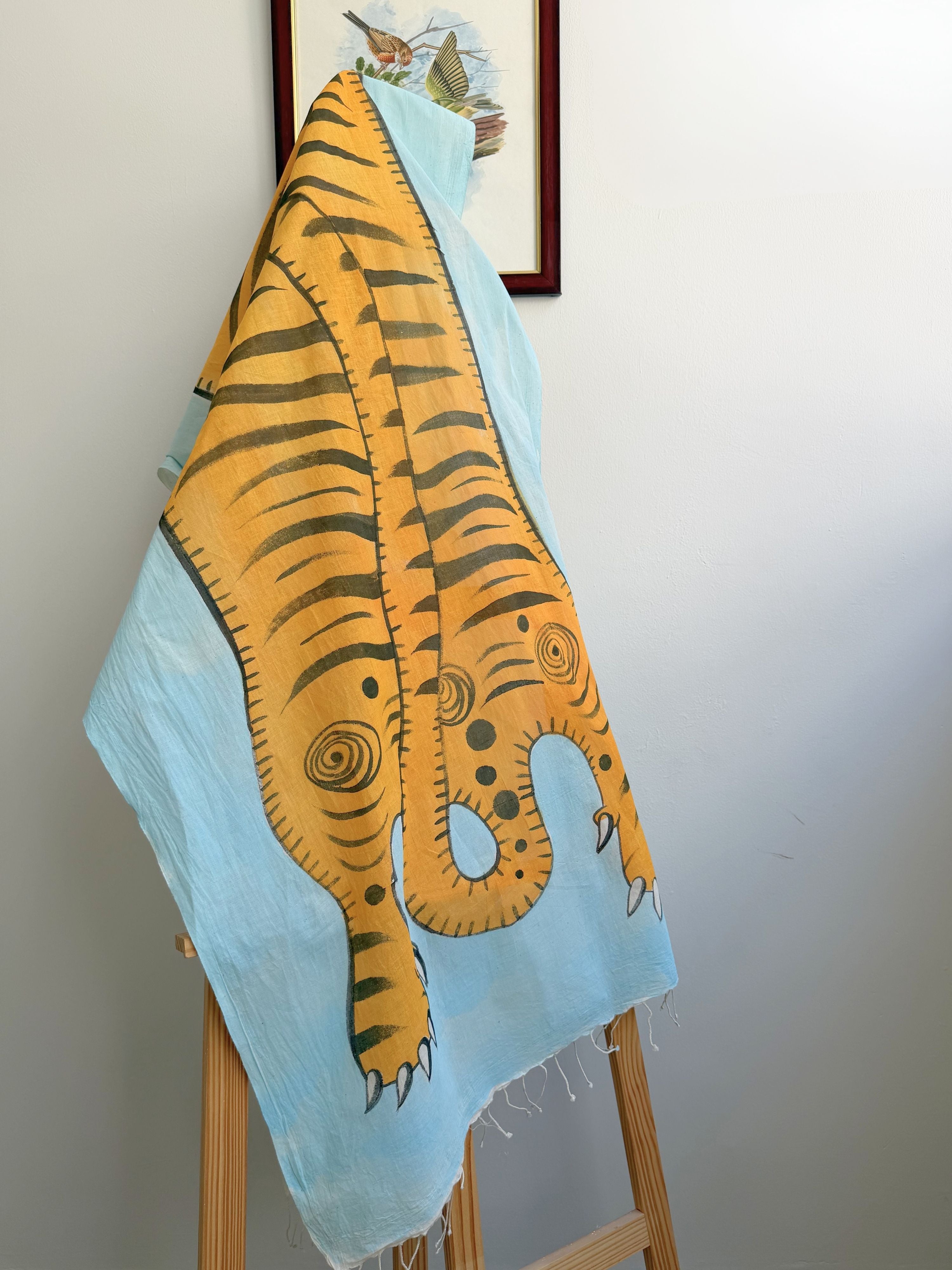 Sheru Painted Cotton Stole