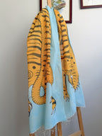 Sheru Painted Cotton Stole