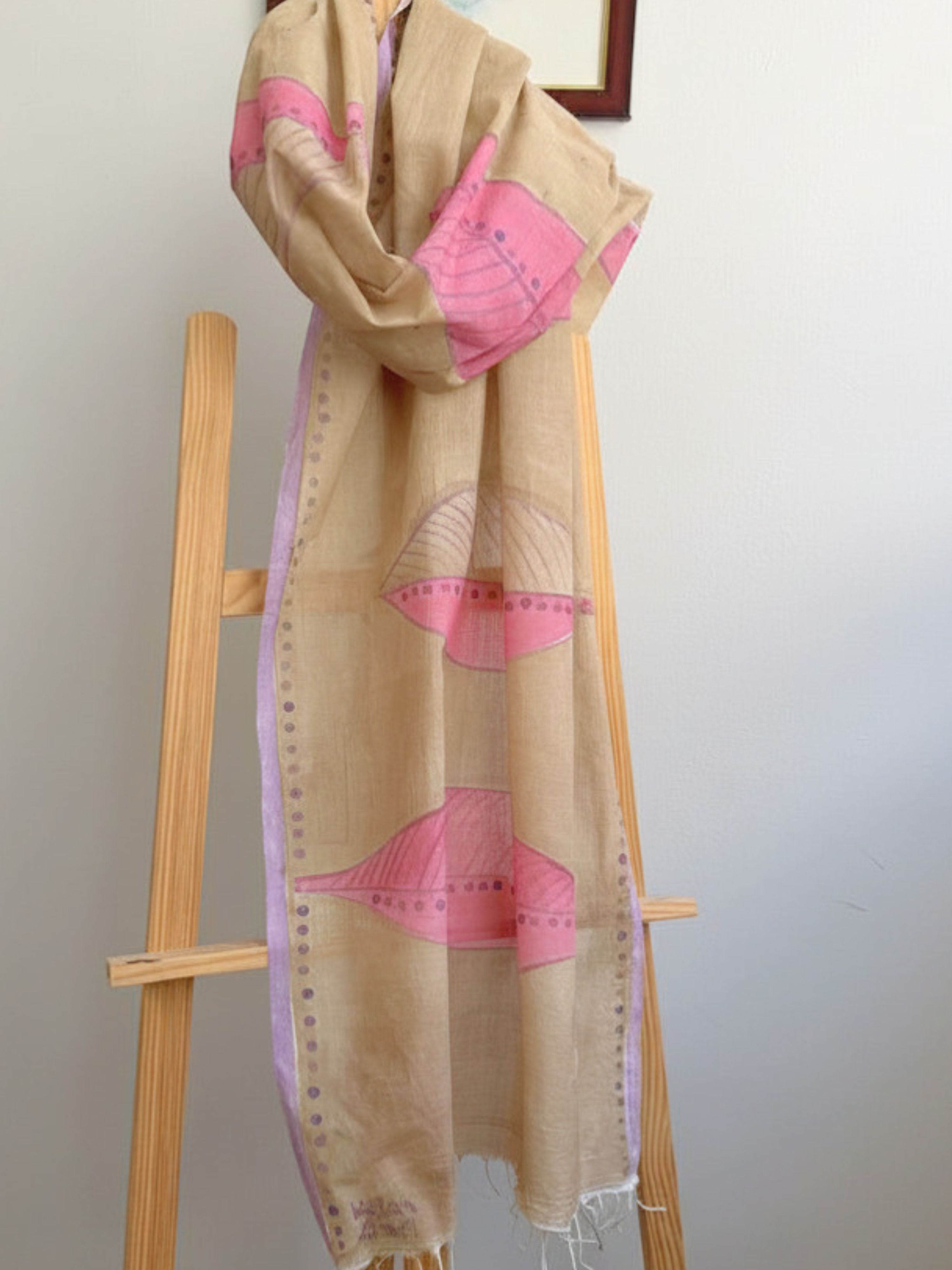 Patti Painted Cotton Stole