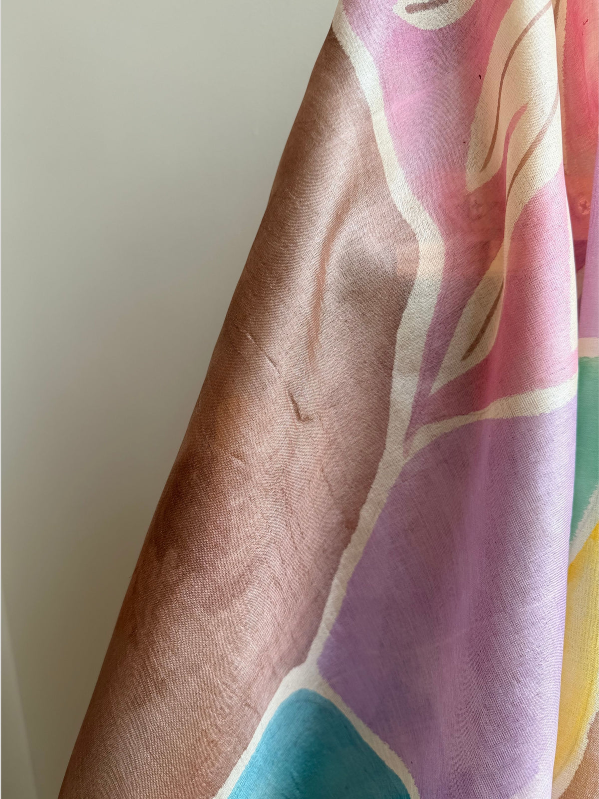 Rangrez Painted Silk Dupatta