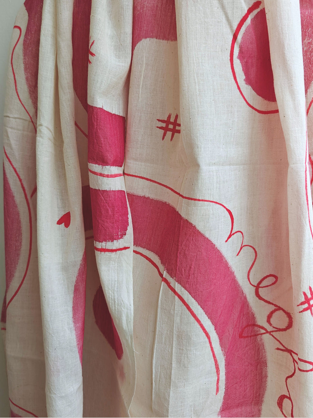 Personalized Painted Cotton Stole