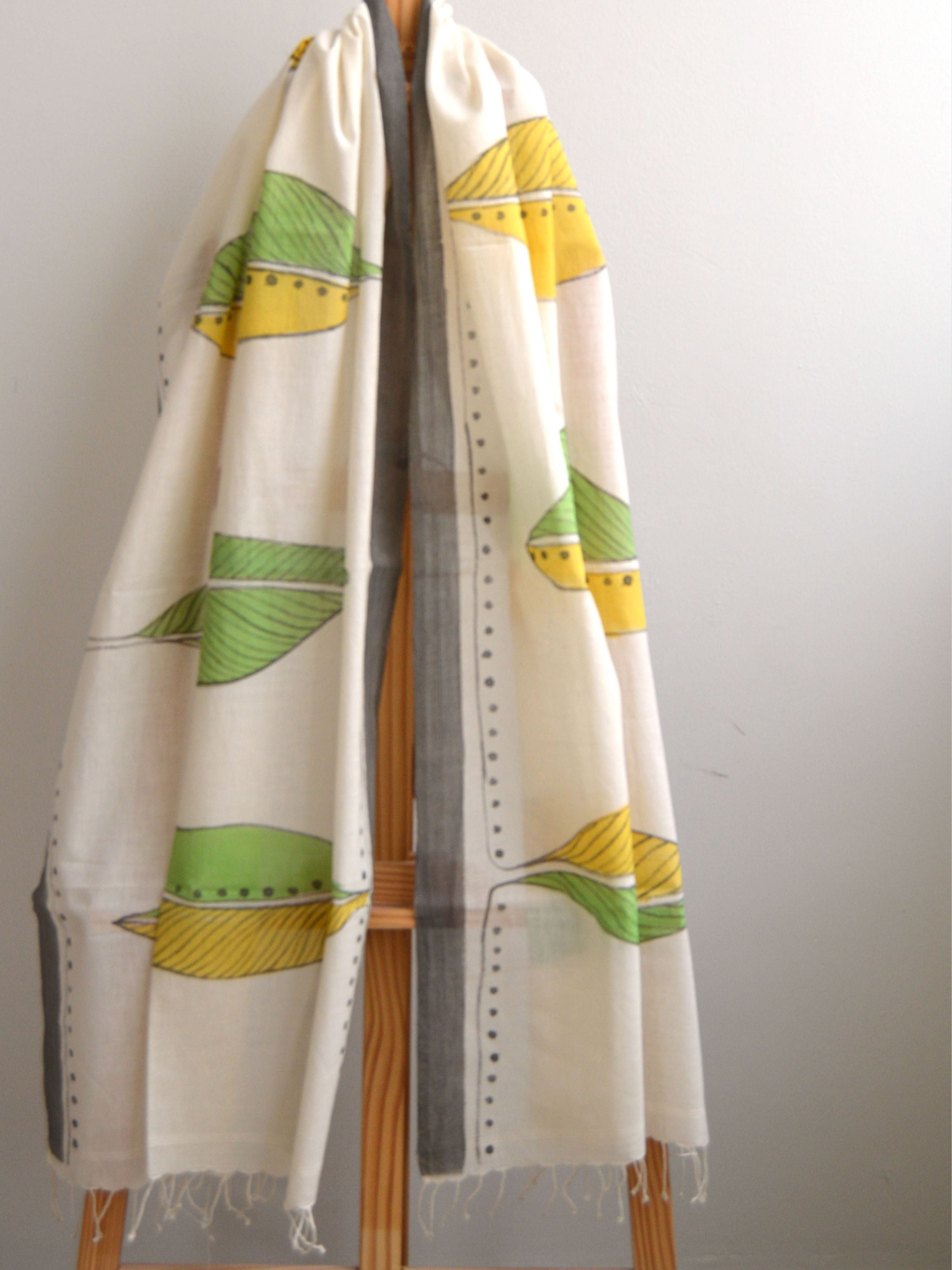 Patti Painted Cotton Stole