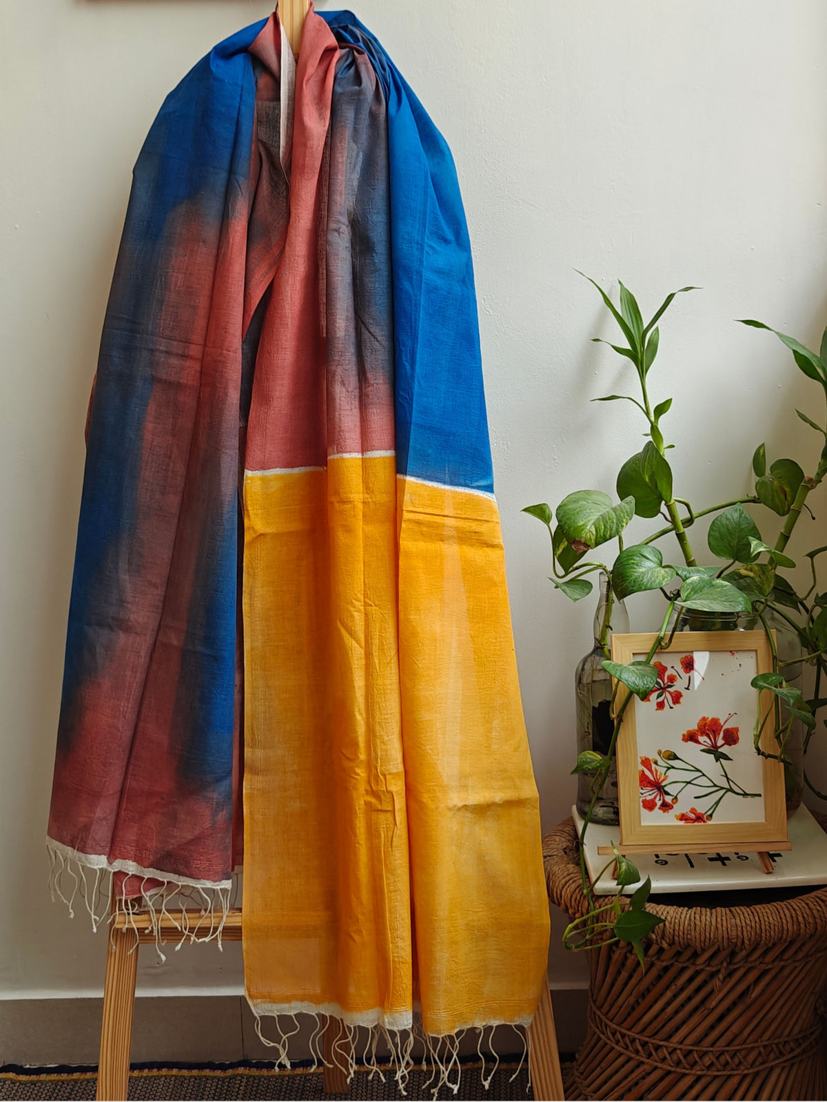 Personalized Painted Cotton Dupatta