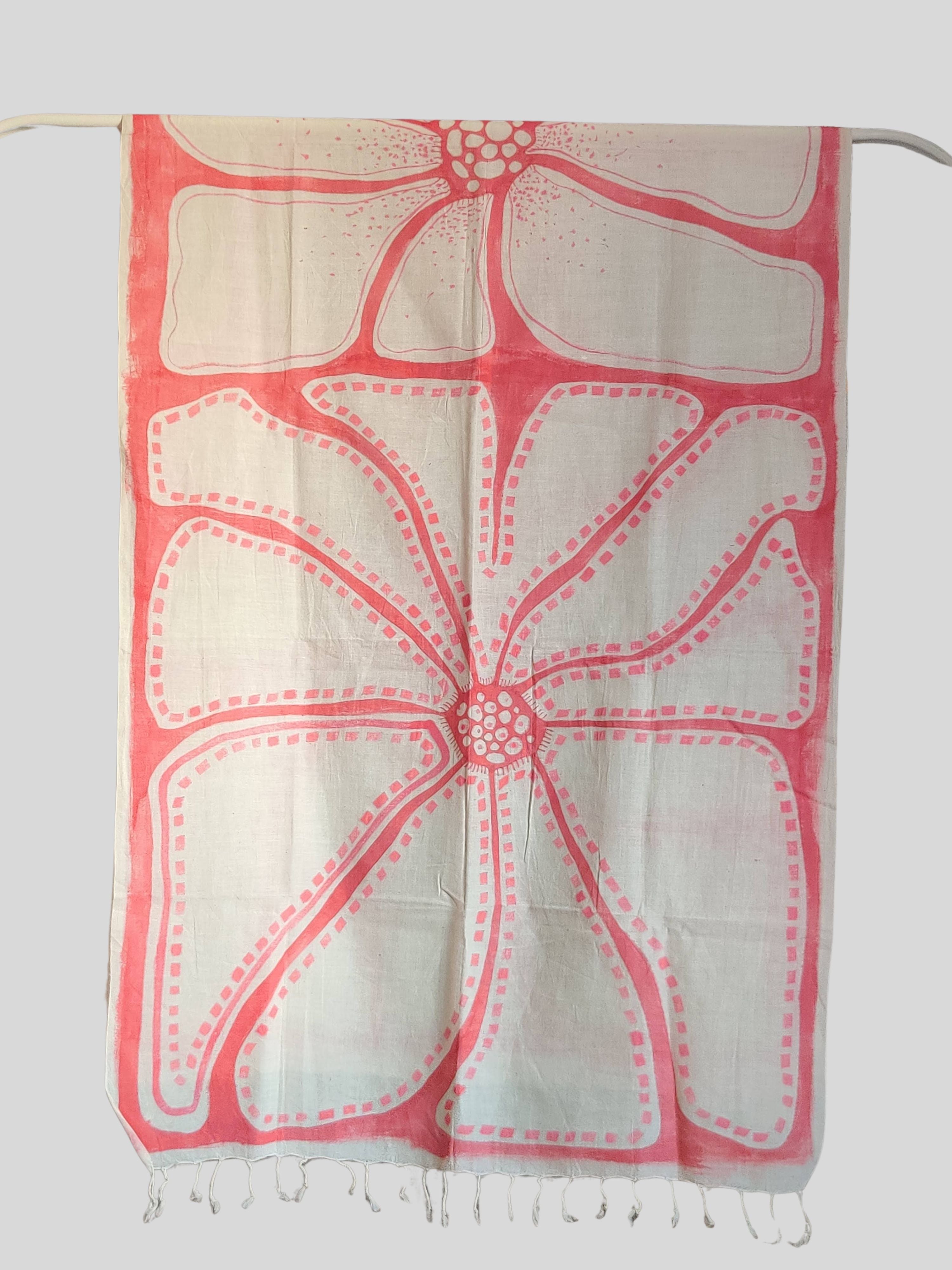 Bindiya Painted Cotton Stole