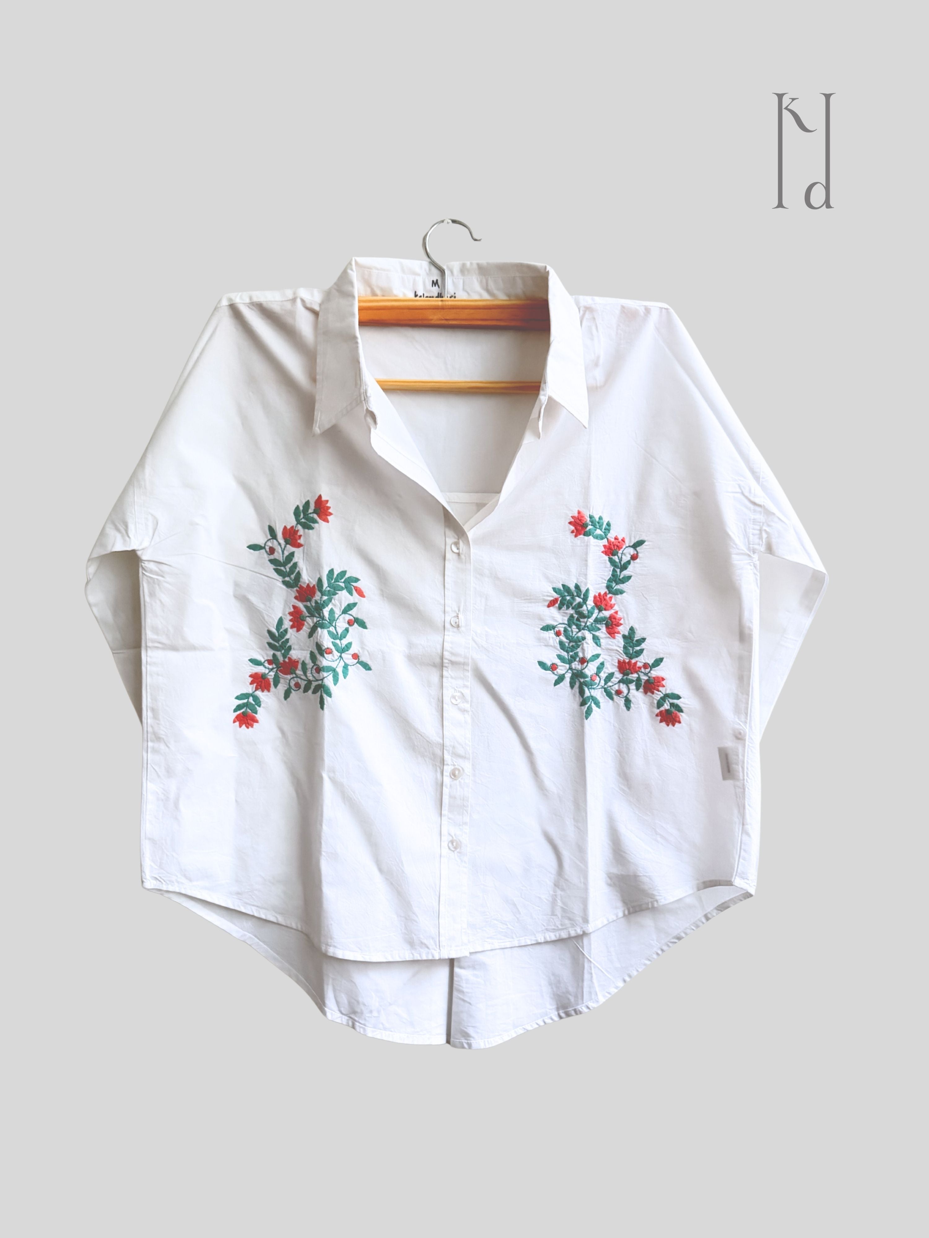 Maheen Applique Oversized Shirt