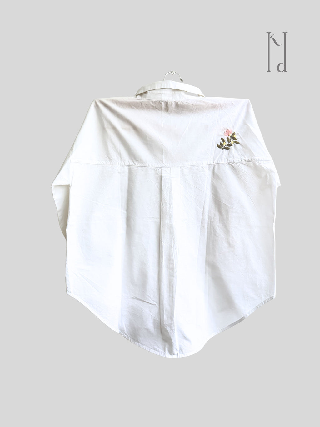 Naazuk Applique Oversized Shirt