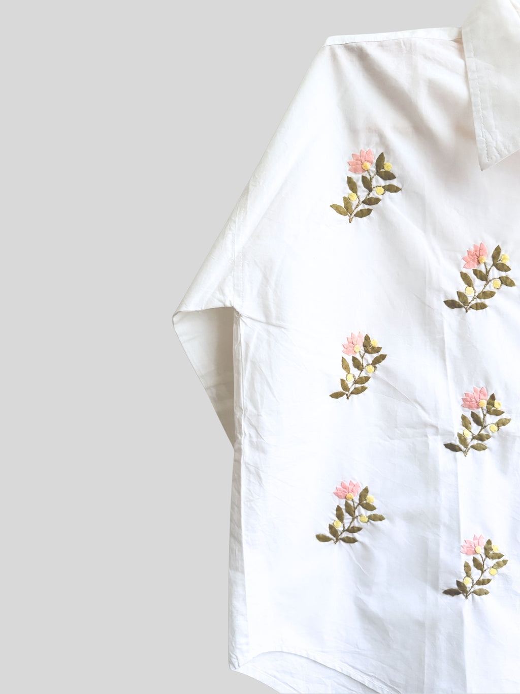 Naazuk Applique Oversized Shirt