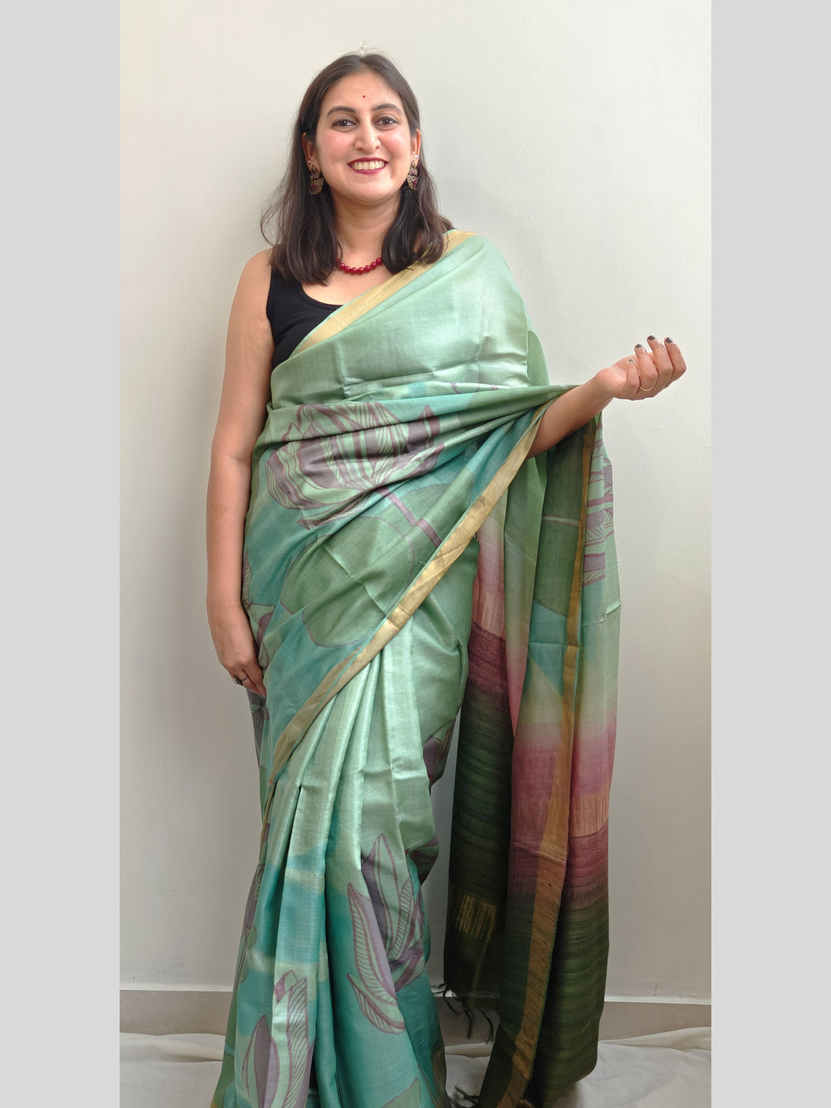 Ellora Painted Tussar Saree