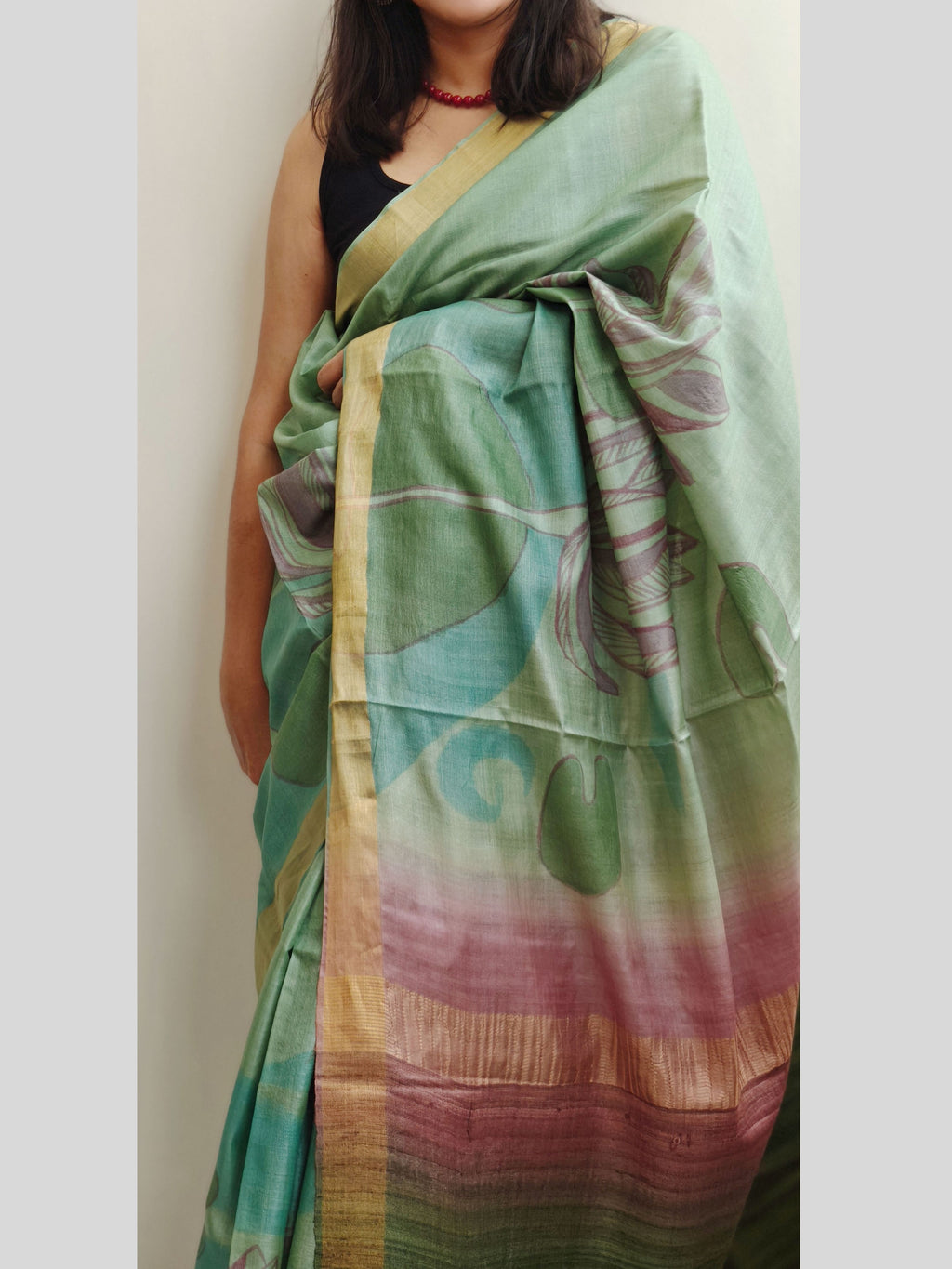 Ellora Painted Tussar Saree