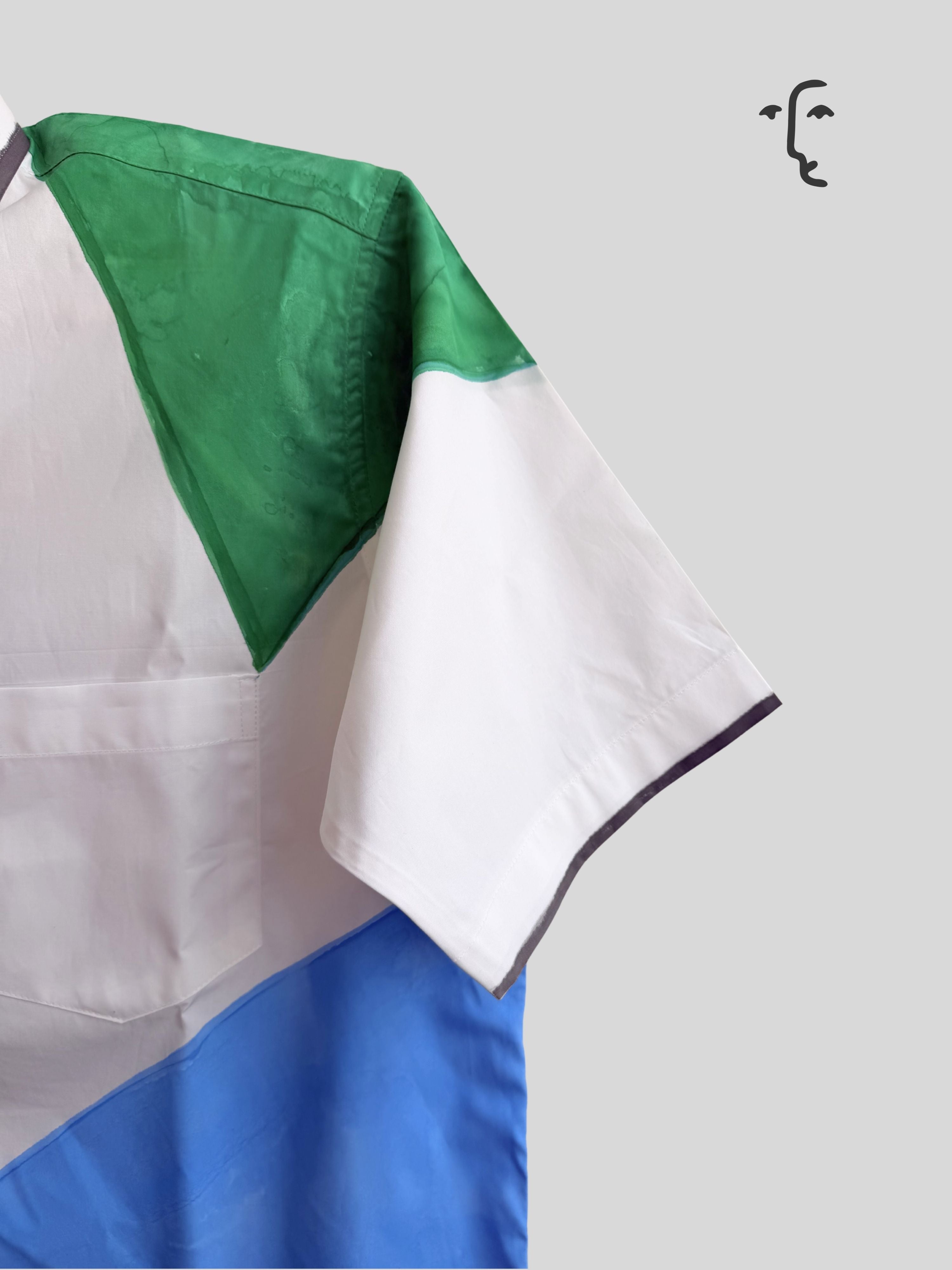 Jyamiti Painted Half Shirt