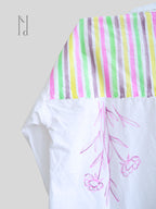 La Vie Est Belle Painted Oversized Shirt