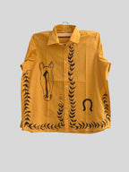 Fire Horse Painted Mul Cotton Shirt