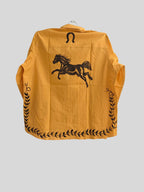 Fire Horse Painted Mul Cotton Shirt